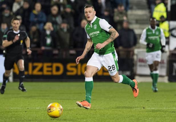 Anthony Stokes left Hibs in January. Picture: SNS