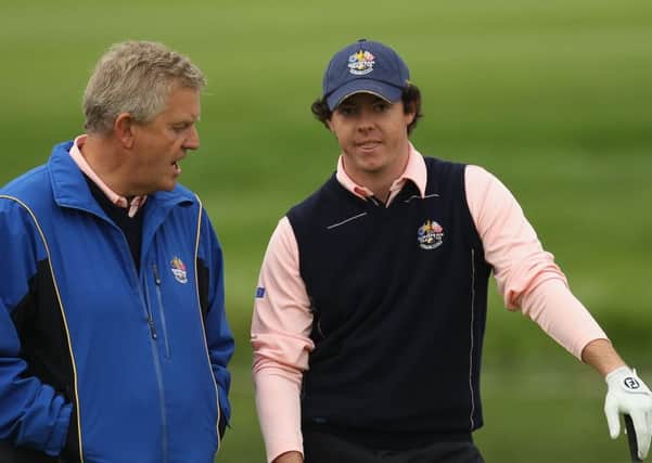 Colin Montgomerie has some words of advice for Rory McIlroy about basing himself in the US. Picture: Ross Kinnaird/Getty Images
