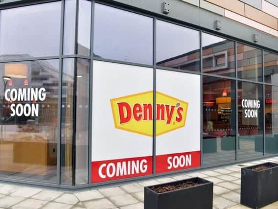 American diner-style restaurant chain Dennys has more than 1,600 restaurants across the USA, but its now making its way across the Atlantic to Scotland (Photo: Denny's)