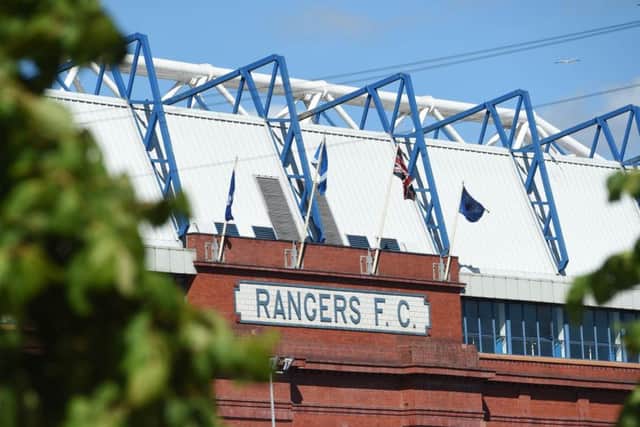 A general view of Ibrox Stadium, home of Rangers. Picture: SNS Group