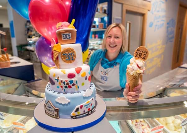 Yvette Harrison, parlour manager at 19.2, which has served 210,000 orders in its first year - enough for almost every person in Aberdeen. Picture: Contributed
