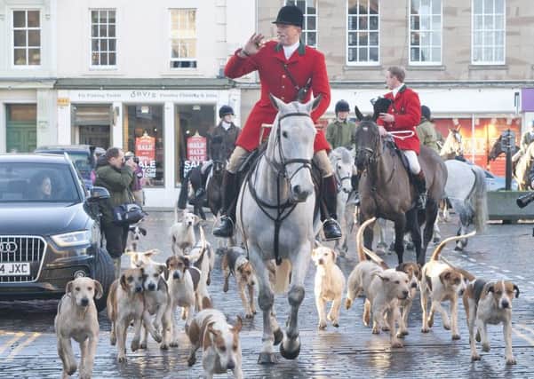 Buccleuch Hunt master Timothy Allen in Kelso.