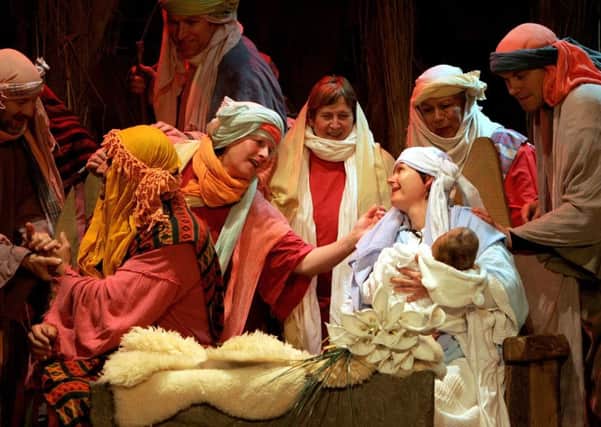 Adult actors perform a Nativity Play, but should schools put on productions involving young children who view anything their teacher tells them as Gospel (Picture: Daniel Berehulak/Getty Images)