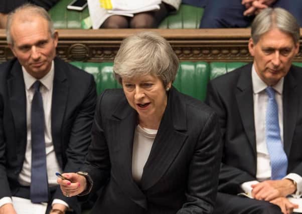 Theresa May in parliament. Picture: AFP/Getty