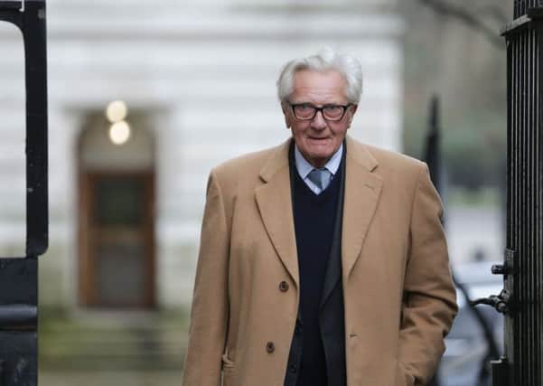Conservative grandee Lord Heseltine has argued that increased public spending is needed to help poorest (Picture: Daniel Leal-Olivas/AFP/Getty)