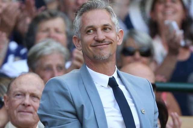 Socks promise: Gary Lineker. Picture: AFP/Getty Images