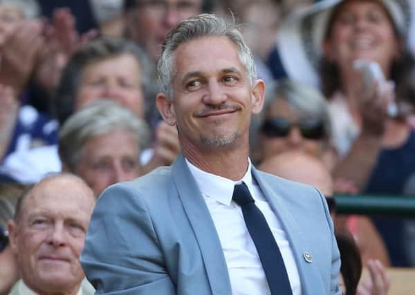 Socks promise: Gary Lineker. Picture: AFP/Getty Images