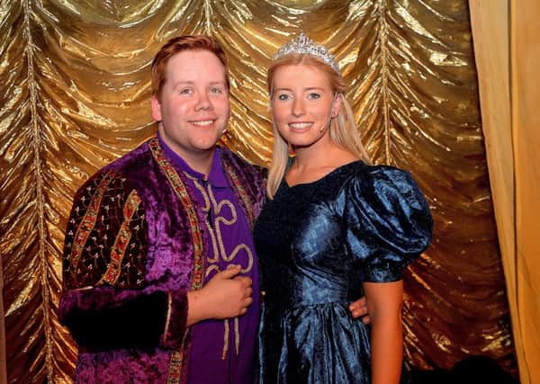 Stuart Mitchell and Amy Thomson as Prince Alexis and Princess Rose.