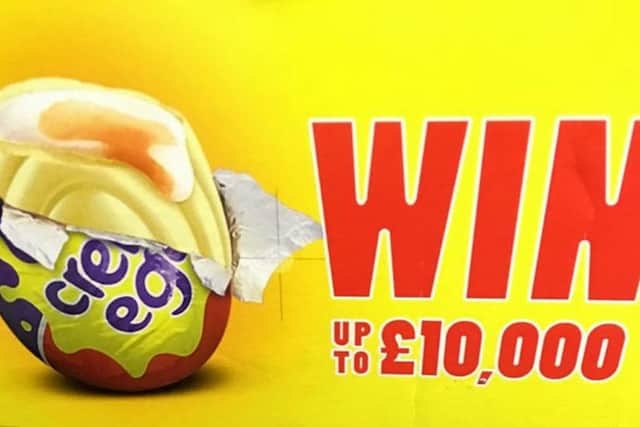 Chocolate giants Cadbury have been condemned by shoppers for launching a competition to find as Â£10,000 creme egg  despite promotion not starting until January. Picture: SWNS