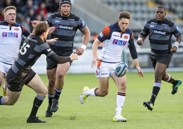Henry Pyrgos helped Edinburgh to victory over Newcastle in pre-season. Picture: Gary Hutchison/SNS/SRU