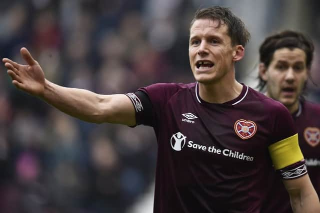 Hearts captain Christophe Berra. Picture: Rob Casey/SNS