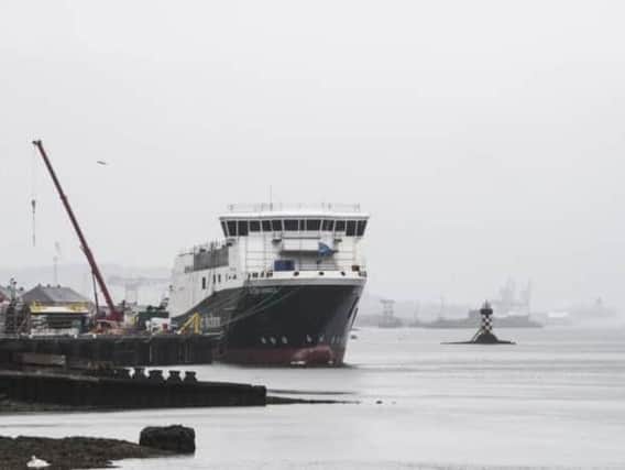 The Glen Sannox under construction at Ferguson Marine in Port Glasgow. Picture: John Devlin