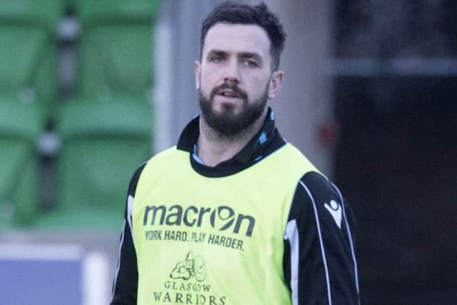 Glasgow Warriors' Alex Dunbar will play for Ayr this weekend. Picture: SNS