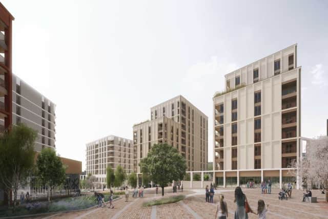 An artist's impression of the development.