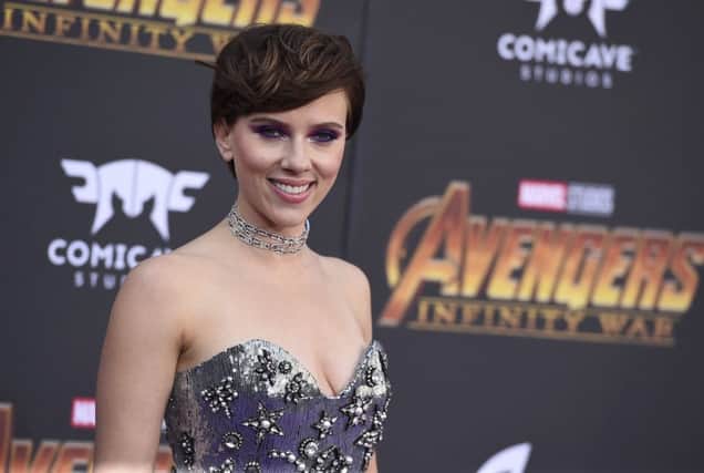 Scarlett Johansson arrives at the premiere of "Avengers: Infinity War" in Los Angeles. Photo by Jordan Strauss/Invision/AP, File