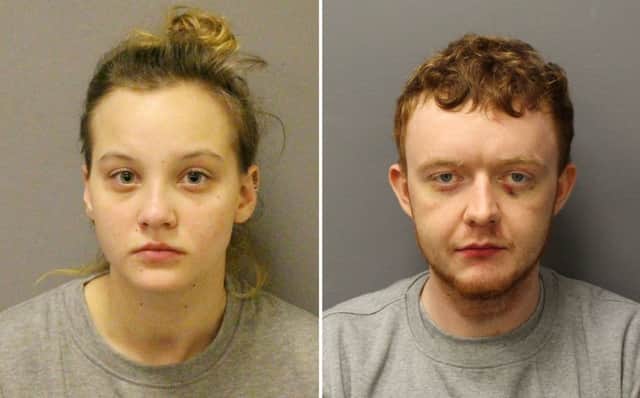 Natalia Darkowska and Jesse McDonald. Darkowska, a "besotted" teenager who helped her boyfriend McDonald clean up after he murdered a transgender woman during a sex and drugs binge, has avoided jail. Photo: PRESS ASSOCIATION