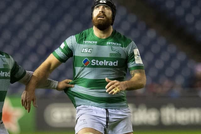 Gary Graham in action for Newcastle at BT Murrayfield. Picture: Ross Parker/SNS/SRU