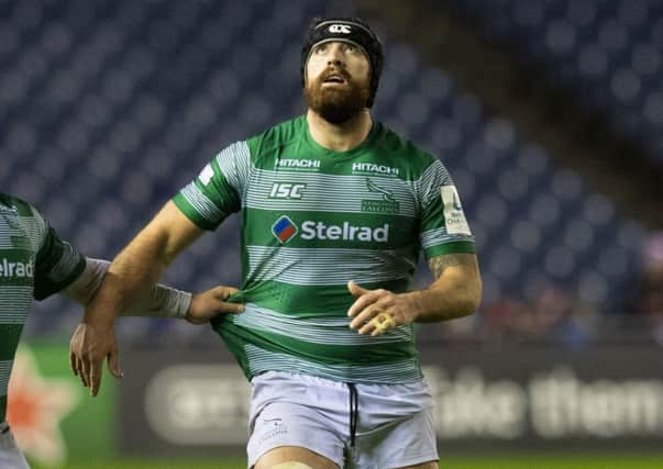 Gary Graham in action for Newcastle at BT Murrayfield. Picture: Ross Parker/SNS/SRU