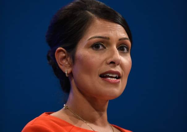 Priti Patel, who resigned as international development secretary last year over her unauthorised meetings with Israeli officials. Picture: 
Oli Scarff/Getty