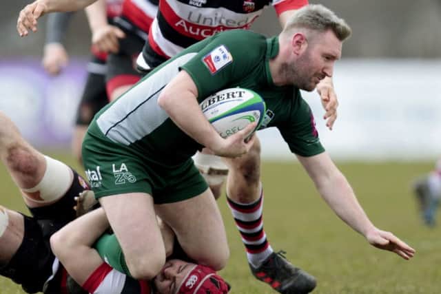 Hawick's Lee Armstrong. Pic: SNS/SRU/Graham Stuart