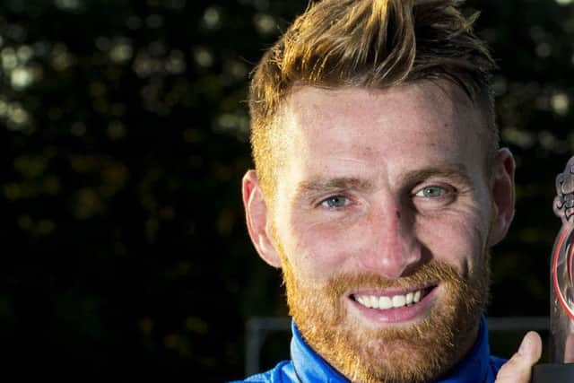 Rory McAllister scored in Peterhead's 5-0 win. Pic: SNS