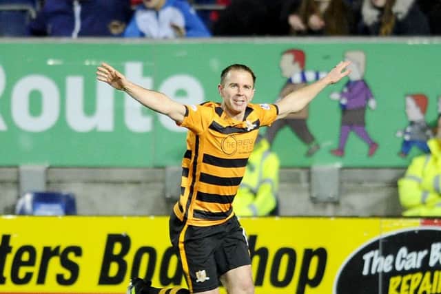 Alloa's Alan Trouten. Pic: Michael Gillen