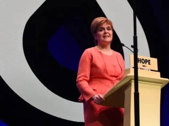 First Minister Nicola Sturgeon