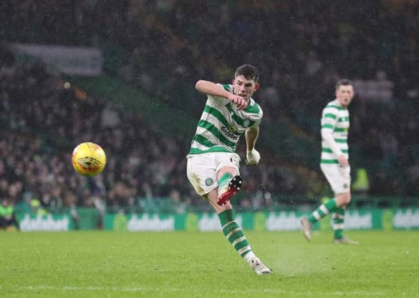 Ryan Christie scores the fourth goal as Celtic leave Kilmarnock shell-shocked. Picture: Getty.