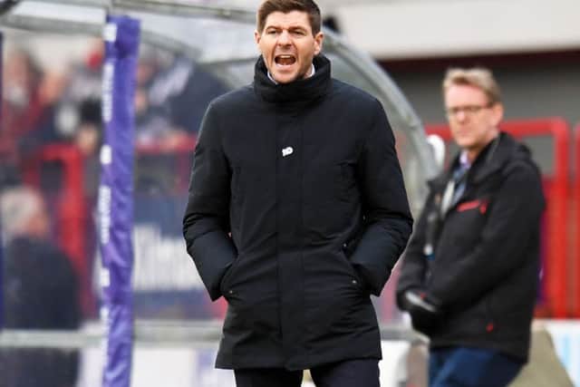 Rangers manager Steven Gerrard made six changes to his team ahead of the draw with Dundee. Picture: SNS