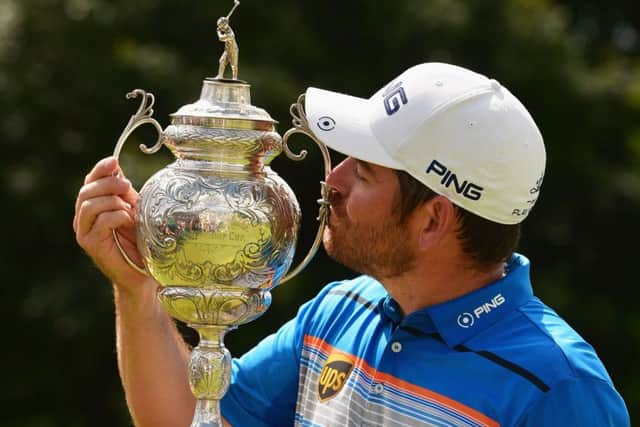 Home favourite Louis Oosthuizen claimed his first victory in the South African Open. Picture: Getty