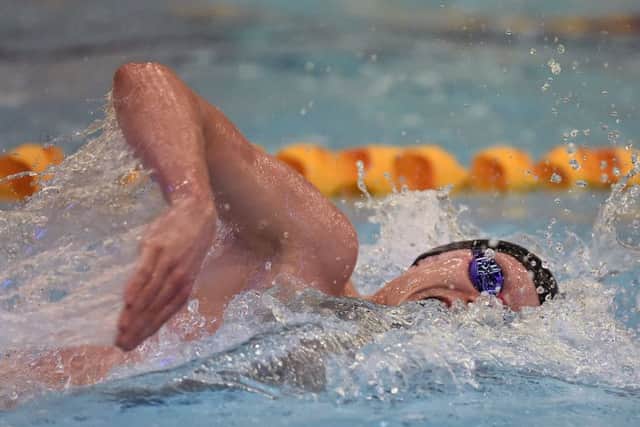 Duncan Scott won the 200m freestyle by a margin of almost two seconds. Picture: Neil Hanna.