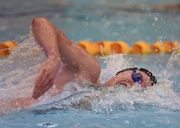 Duncan Scott won the 200m freestyle by a margin of almost two seconds. Picture: Neil Hanna.