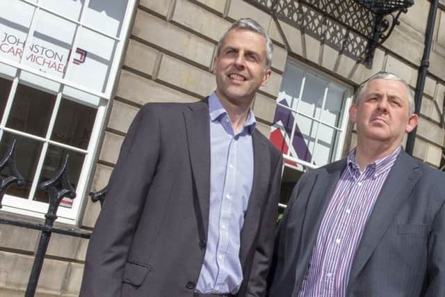 Left to right: Michael Murray, partner, and Robert Winters, director, at Johnston Carmichael. Picture: Contributed