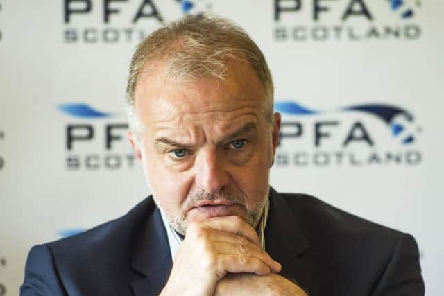 PFA Scotland chief Fraser Wishart. Picture: Gary Hutchison/SNS