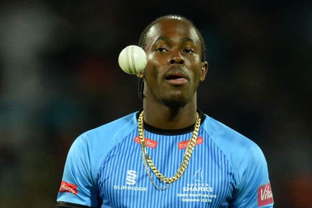 New residency requirements have boosted Jofra Archers chances of playing for England. Picture: Getty.