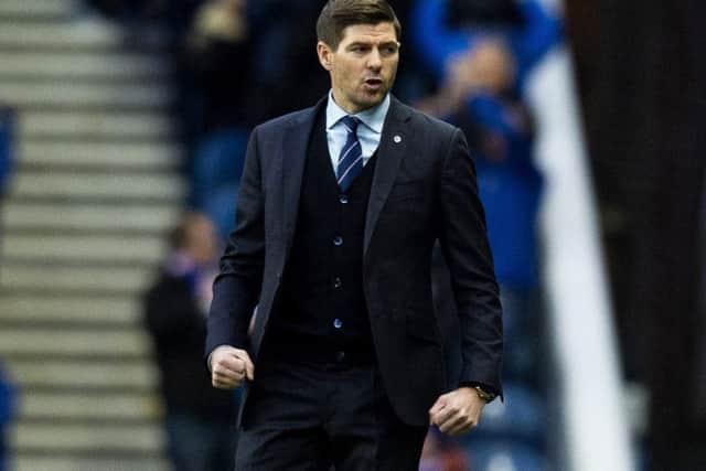 January boost: Rangers boss Steven Gerrard. Picture: SNS Group