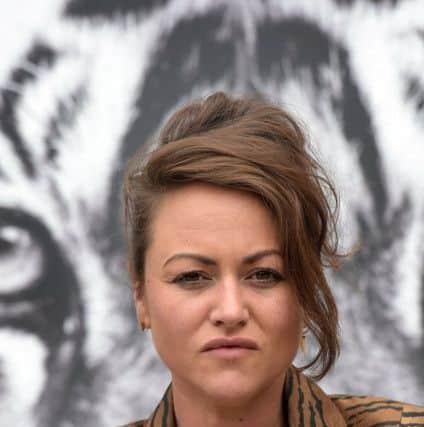 Winstone at the Eye on the tiger exhibition in aid of Save Wild Tigers, of which she is an ambassador. Picture: Nils Jorgensen/REX/Shutterstock