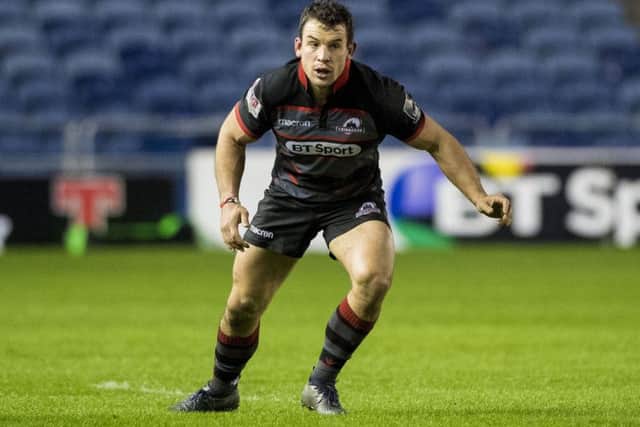 John Hardie in action for Edinburgh in last year's PRO14 tournament. He could line up for Newcastle against his former side this weekend. Picture: SNS Group