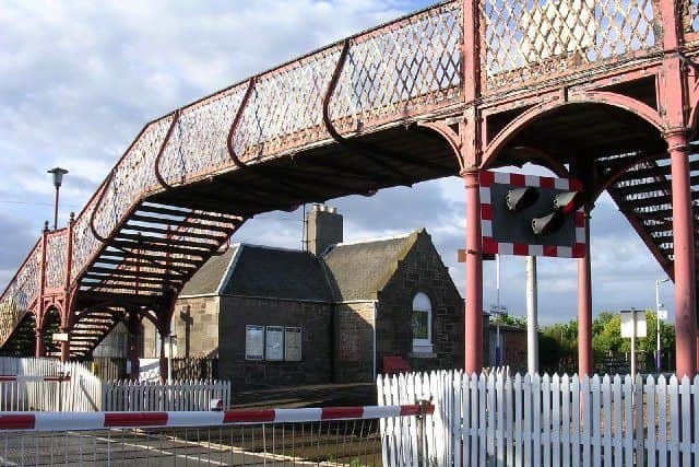 There has been a modest rise in the number of passengers using Barry Links railway station in Angus