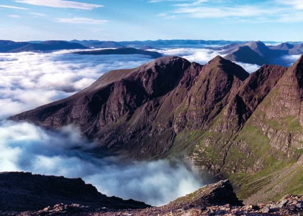 Detail of An Teallach, Dundonnell,
February 2016 by Craig Aitchison