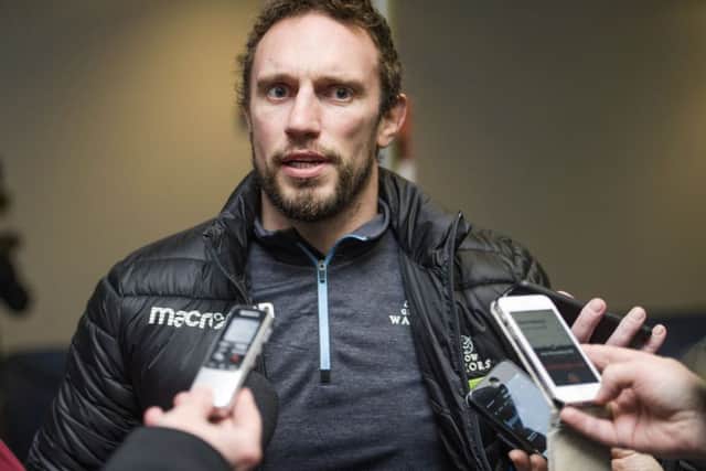 Glasgow assistant coach Mike Blair speaks to the media ahead of the Heineken Champions Cup clash with Lyon on Saturday. Picture: SNS/SRU