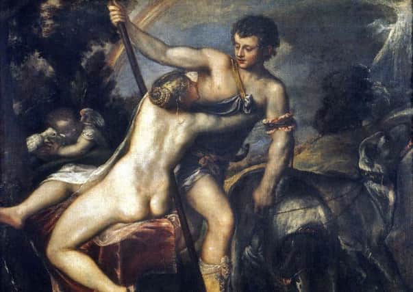 Venus And Adonis by Titian, C1560.
PIC: Granger / REX / Shutterstock