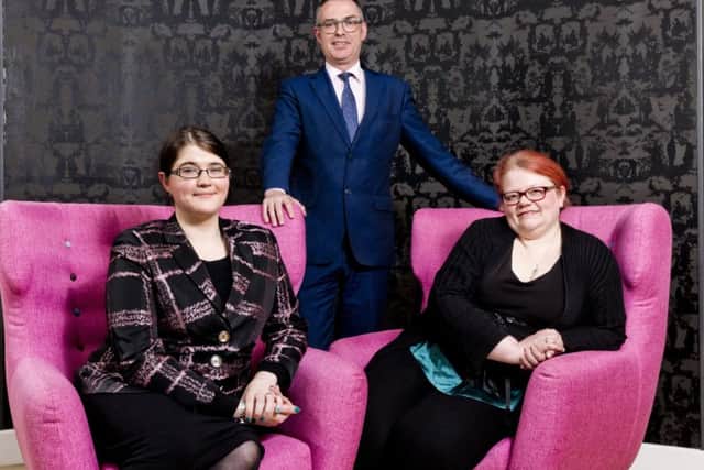 Left to right: Charlotte Platt, Brian Inkster and Sylvia MacLennan. Picture: Iain McLean
