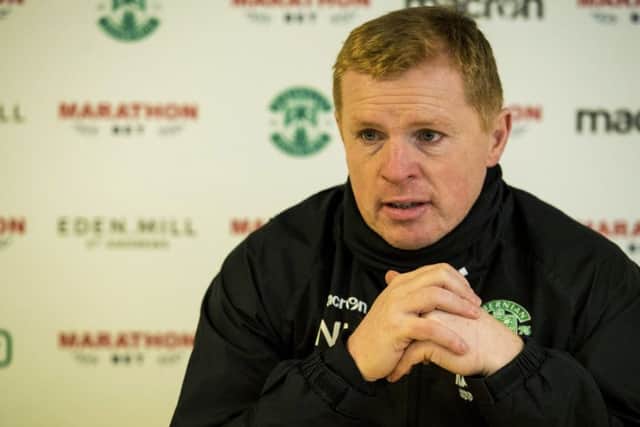 Neil Lennon is wary of the threat posed by Celtic and believes Hibs need to be at their very best to get a result. Picture: SNS Group