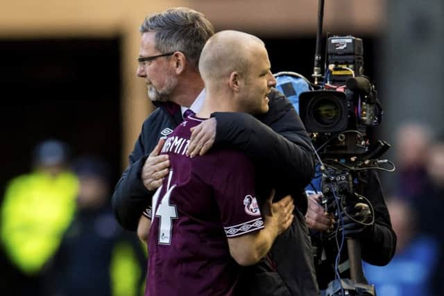 Hearts manager Craig Levein is in talks with Steven Naismith. Picture: Alan Harvey/SNS