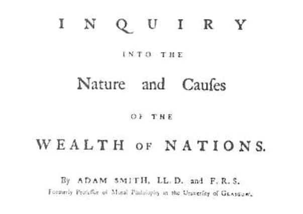 The original The Wealth of Nations volume has fetched 908,000 pounds at auction