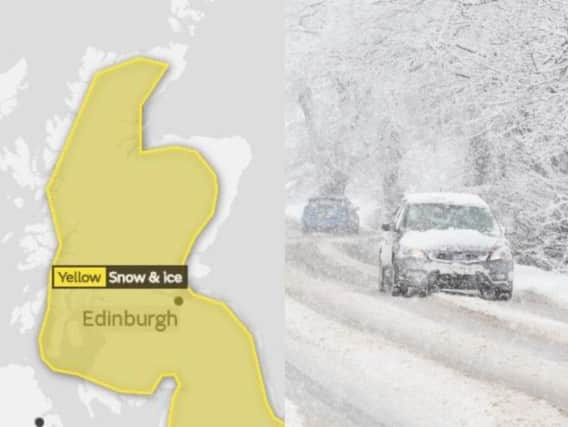 Scotland is set to be blasted by snow this weekend (Photo: Met Office/Shutterstock)