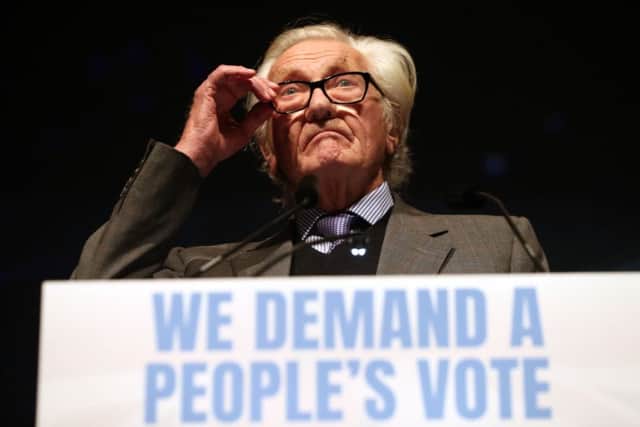 Politicians like Tory peer Michael Heseltine are backing a Peoples Vote on Brexit (Picture: Daniel Leal-Olivas/AFP/Getty Images)