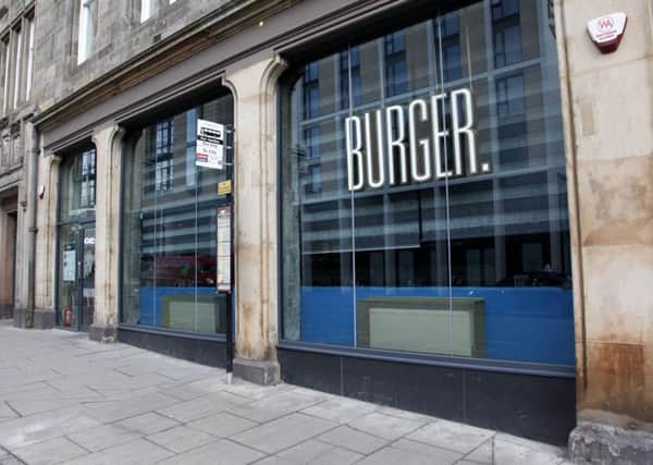The Burger restaurant in the Fountainbridge area of Edinburgh has closed. Picture: Alistair Linford