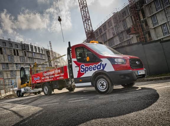 Last month, Speedy Hire reported a 24.1 per cent increase in adjusted profit before tax to Â£13.4m. Picture: Contributed
